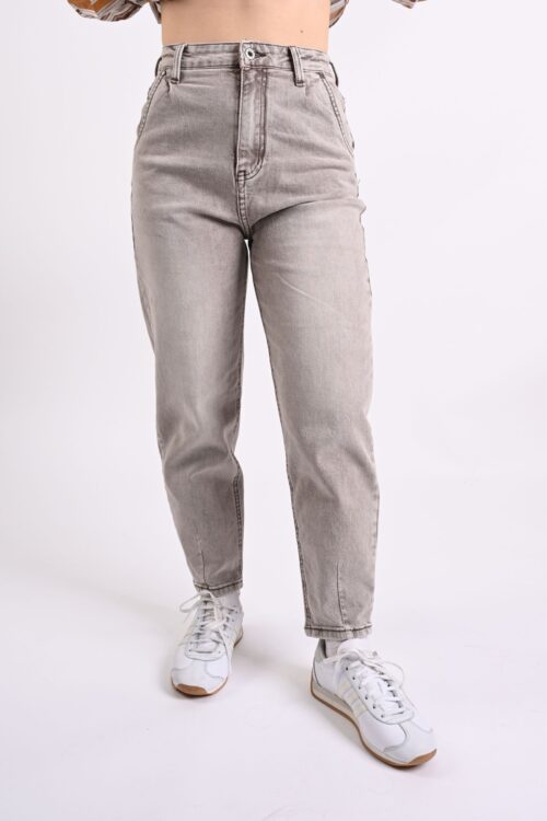 PANTALONI BAGGY A VITA ALTA