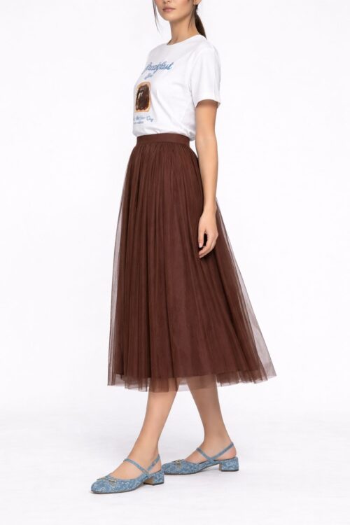 Alternative view of GONNA LUNGA IN TULLE