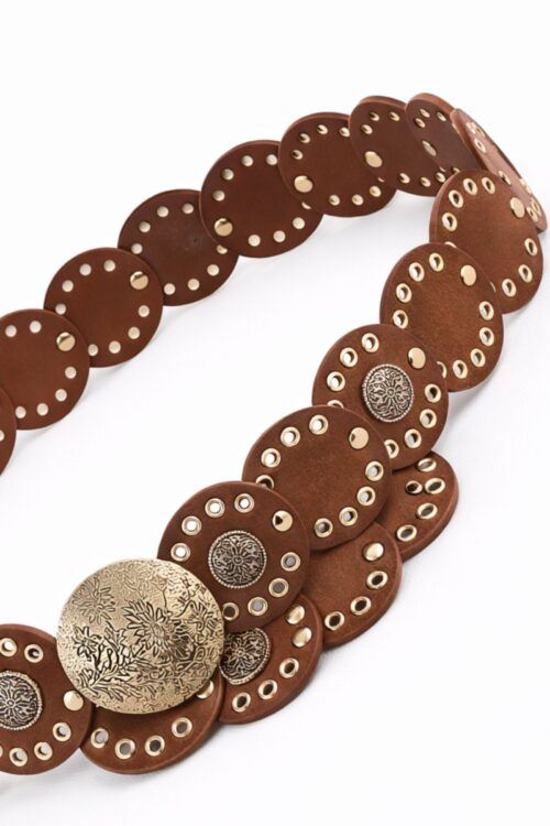 Alternative view of CINTURA CON DISCHI E BORCHIE DECORATIVE