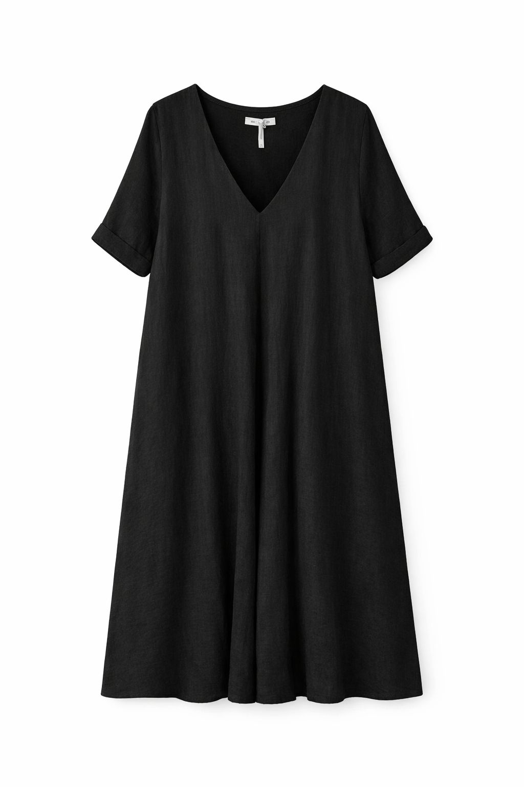 BCO.b2460890-735e-469a-8eaf-794e3bde6134 ABITO TUNICA CON SCOLLO A V E MANICHE CORTE - Nero, TU