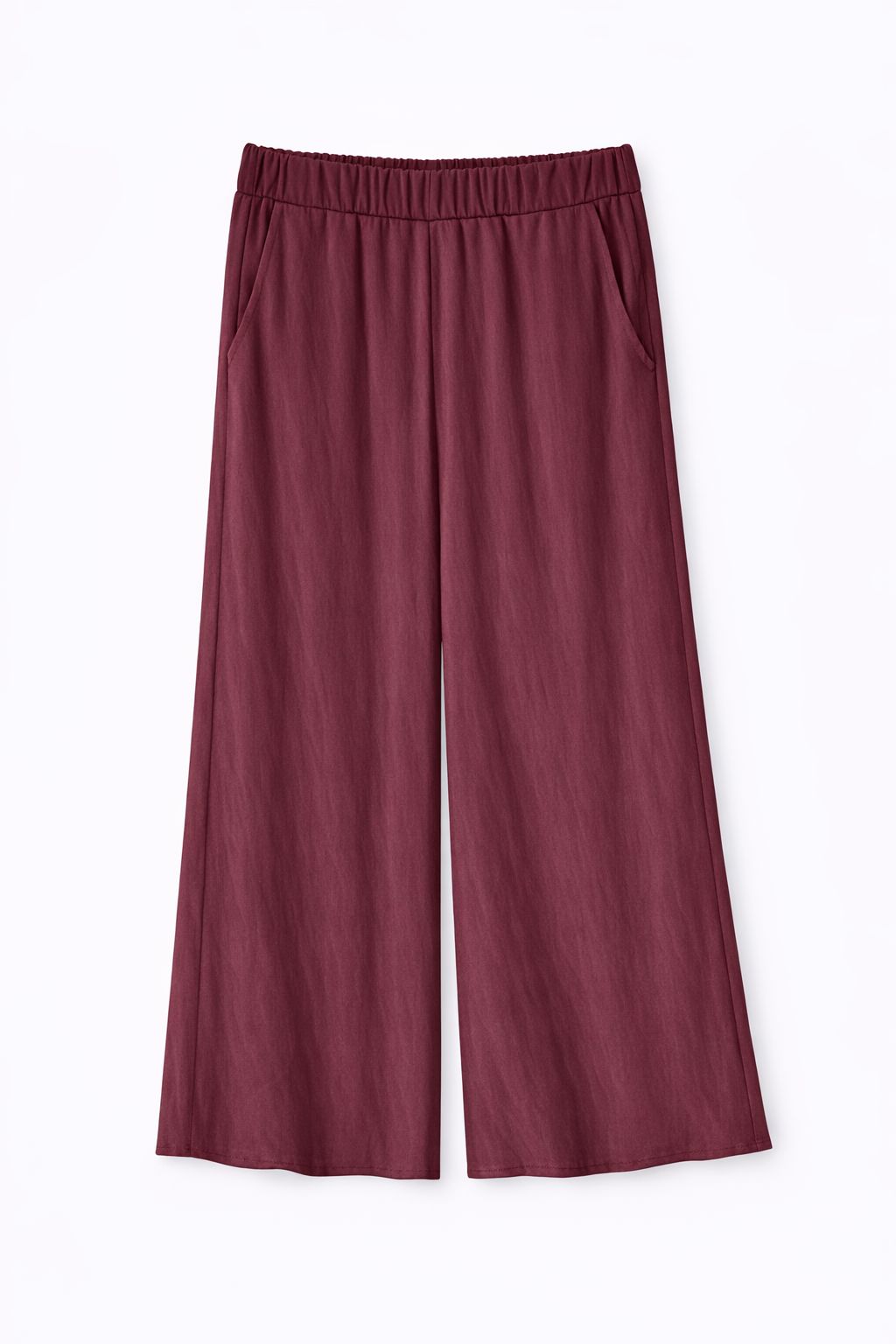 BCO.ea9f4fee-6ab3-43f8-b374-c74ce370821a PANTALONE AMPIO IN TENCEL CON VITA ELASTICIZZATA - India, S