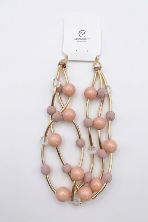 Alternative view of COLLANA DORATA CON SFERE