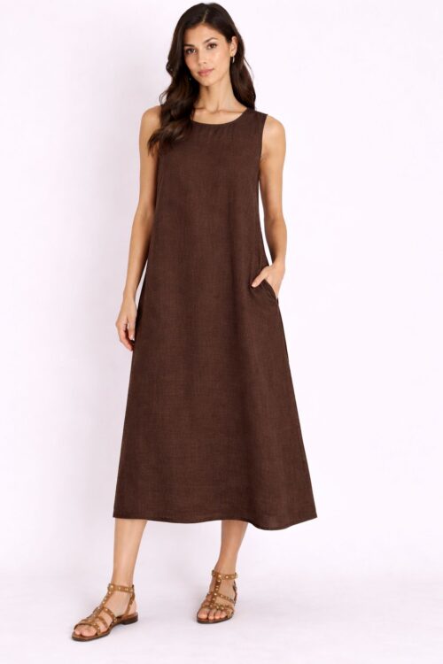 ABITO LUNGO SMANICATO