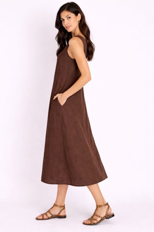 Alternative view of ABITO LUNGO SMANICATO