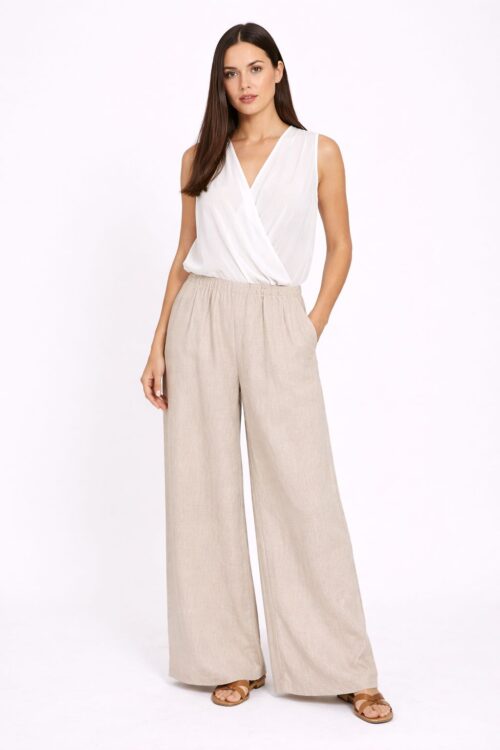 BLUSA SMANICATA CON INCROCIO SUL DAVANTI