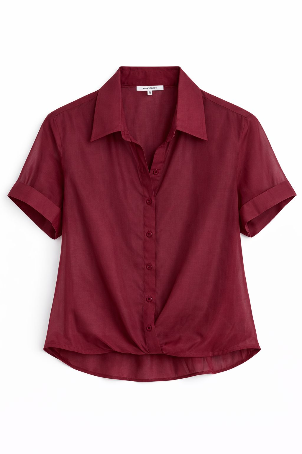 ChatGPT Image 10 apr 2026, 16_21_36 CAMICIA A MANICHE CORTE CON ARRICCIATURA SUL DAVANTI - Ινδία, S