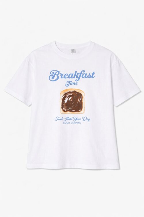 Alternative view of T-SHIRT CON STAMPA "BREAKFAST"