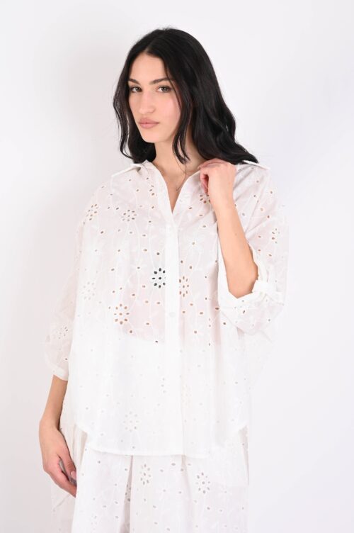 CAMICIA OVER IN SANGALLO