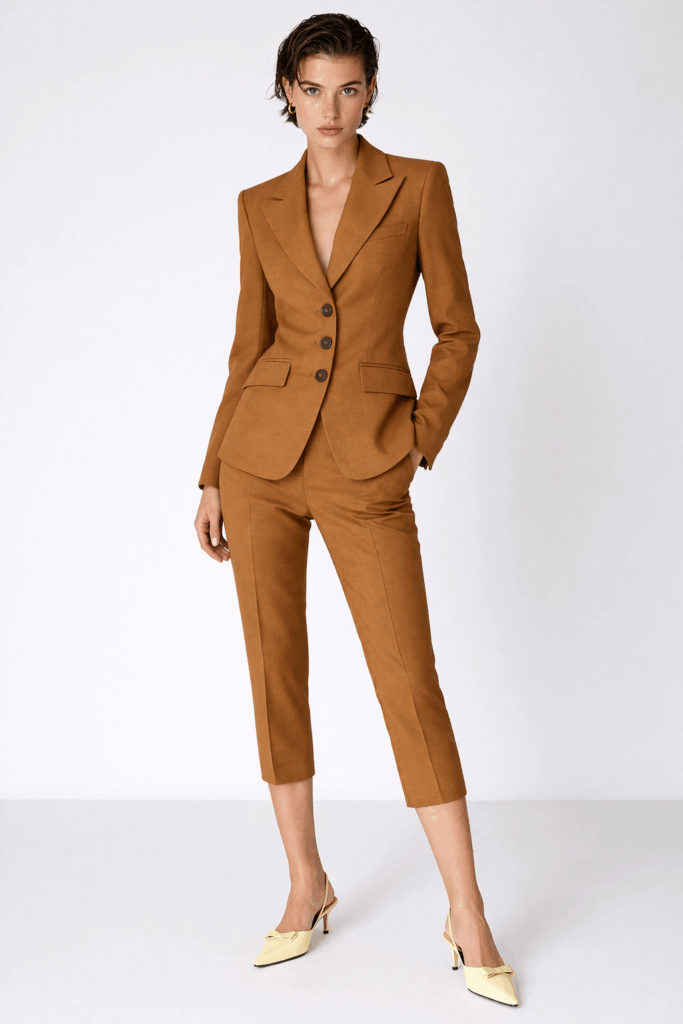 PANTALONI CAPRI IN MISTO LINO 