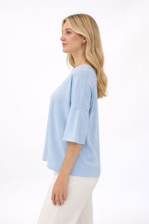 Alternative view of MAGLIA CON MANICHE A 3/4