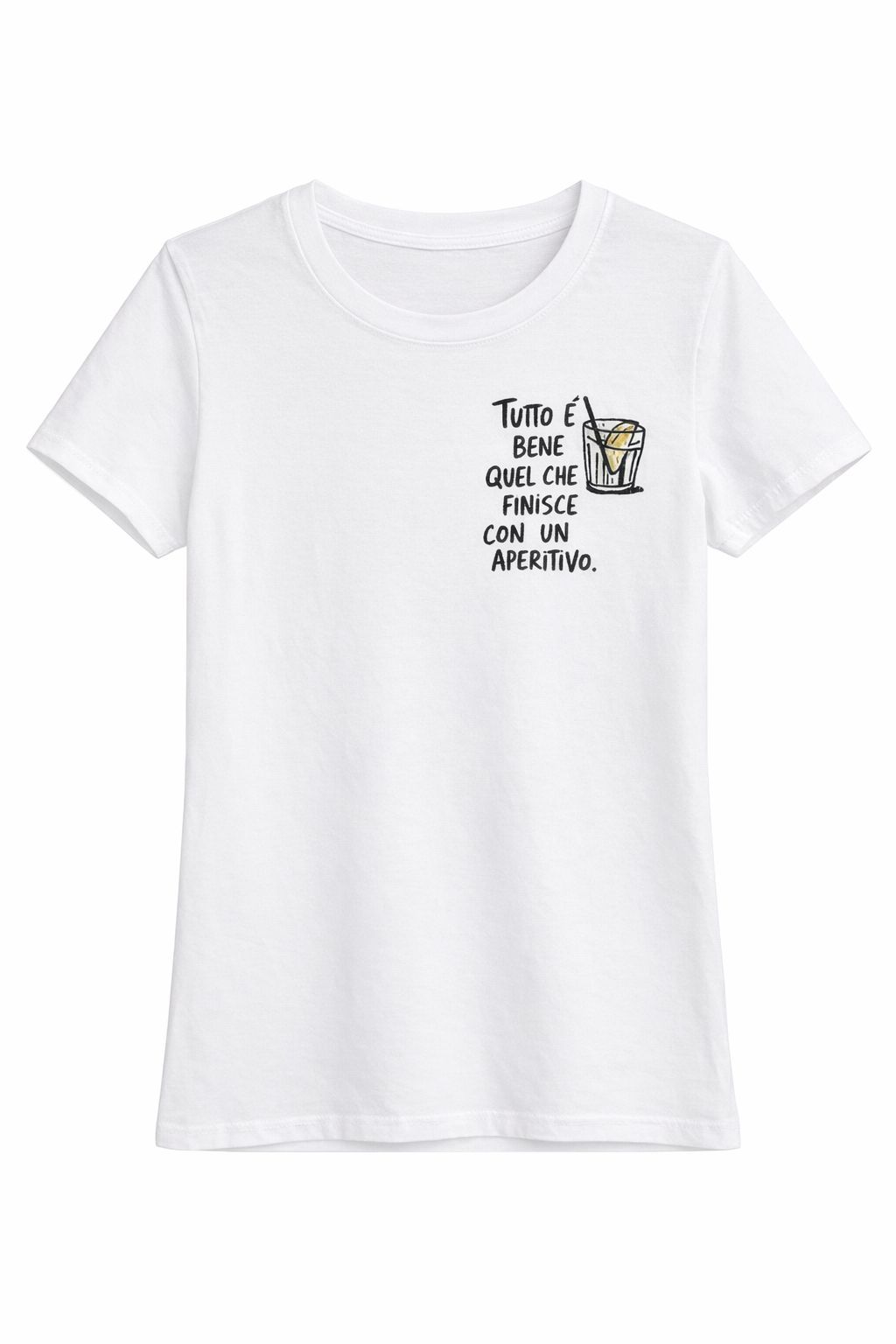 c449d5a4-5977-485c-a2e0-a328bde58d8c T-SHIRT CON RICAMO APERITIVO - Bianco, TU