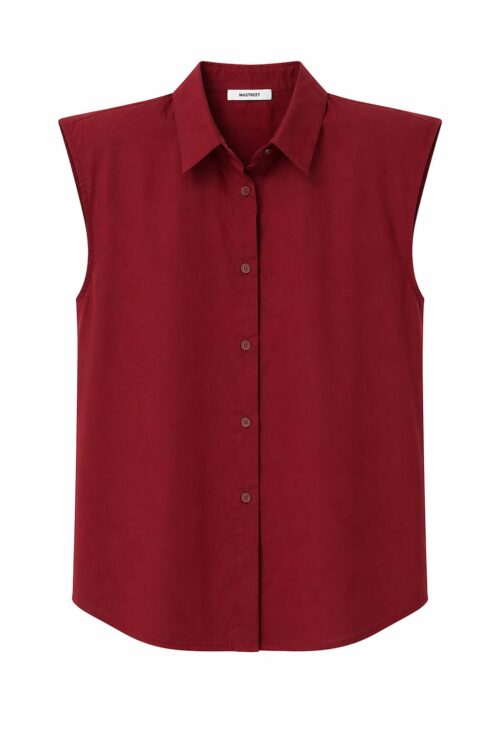 CAMICIA SMANICATA CON SPALLINE IMBOTTITE