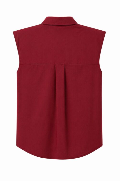 Alternative view of CAMICIA SMANICATA CON SPALLINE IMBOTTITE