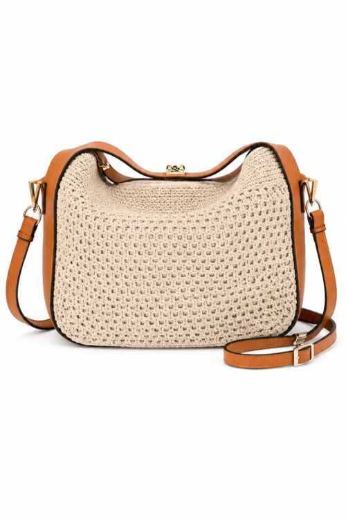 BORSA INTRECCIATA - Beige, TU