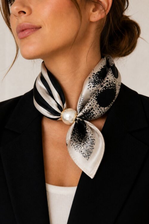 Alternative view of FOULARD CON PERLA