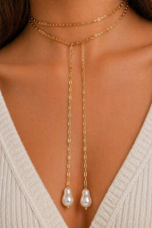 Alternative view of COLLANA FILO SENZA CHIUSURA