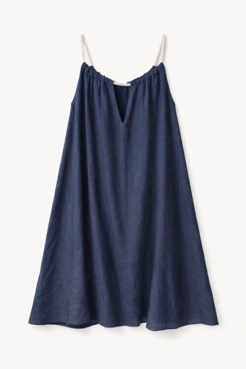 ABITO CON SPALLINE E CHIUSURA IN CORDA REGOLABILE