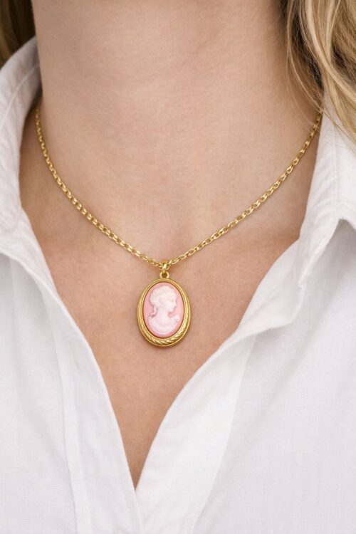 COLLANA CON CAMEO