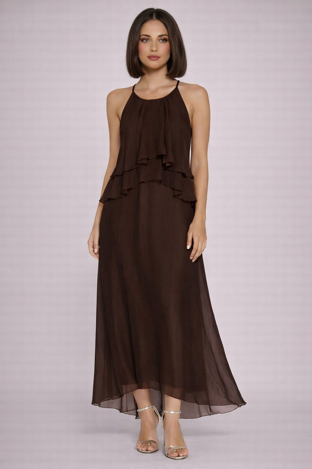 ChatGPT Image 15 apr 2026, 12_25_27 ABITO IN MISTO SETA CON BALZE - Choco, TU