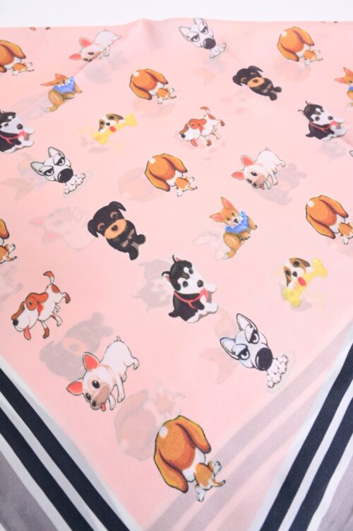 Alternative view of FOULARD STAMPA CANI