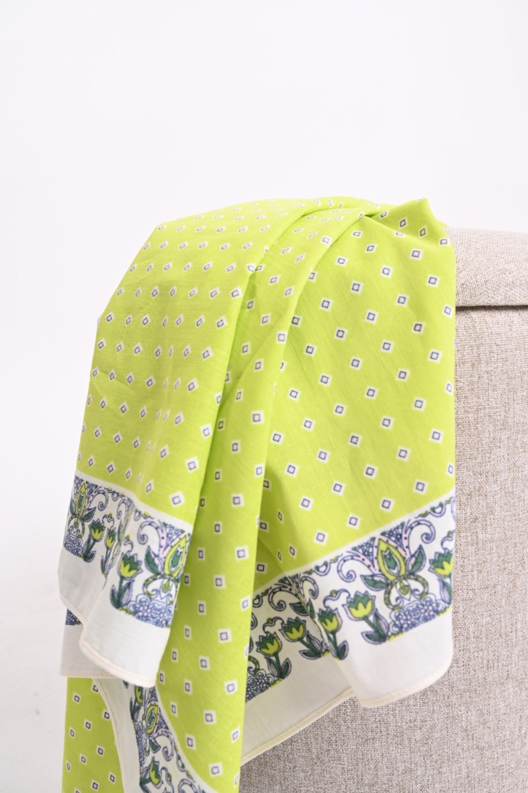 DSC_3629 FOULARD VARIE FANTASIE - Verde, TU