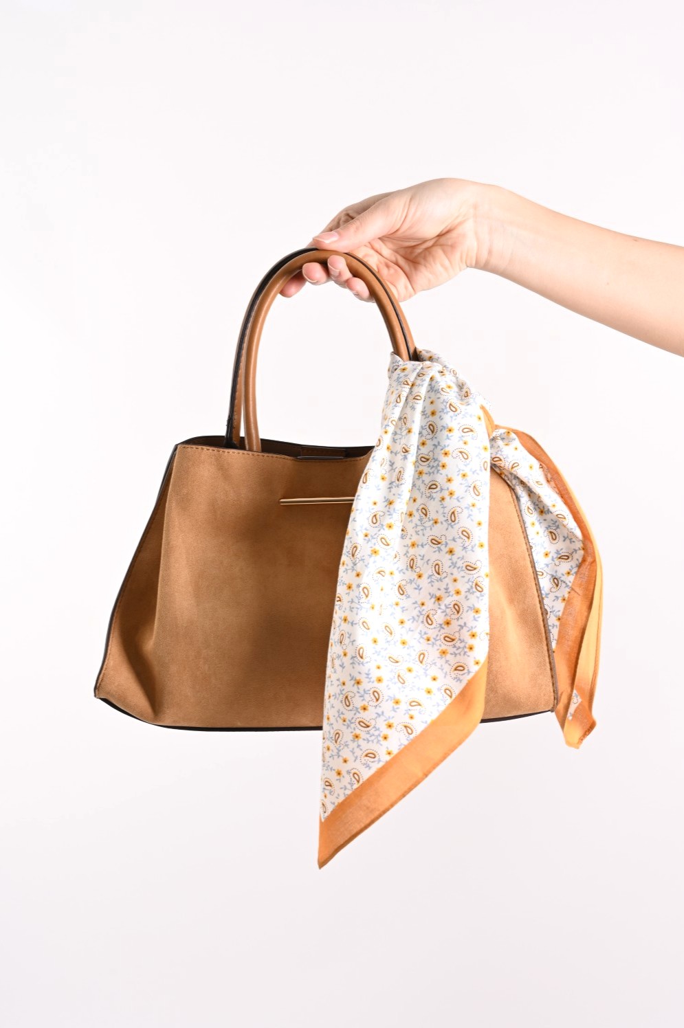 DSC_3662 FOULARD VARIE FANTASIE - Cammello, TU