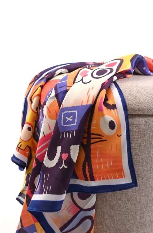 Alternative view of FOULARD FANTASIA GATTI