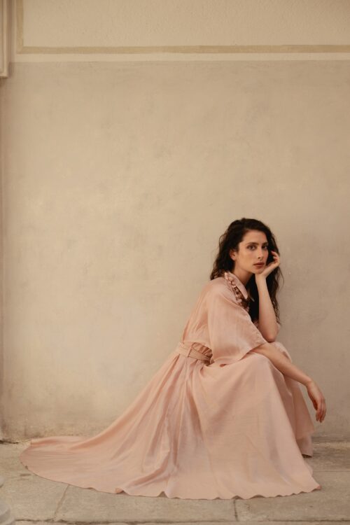 Alternative view of ABITO CHEMISIER IN LYONCELL