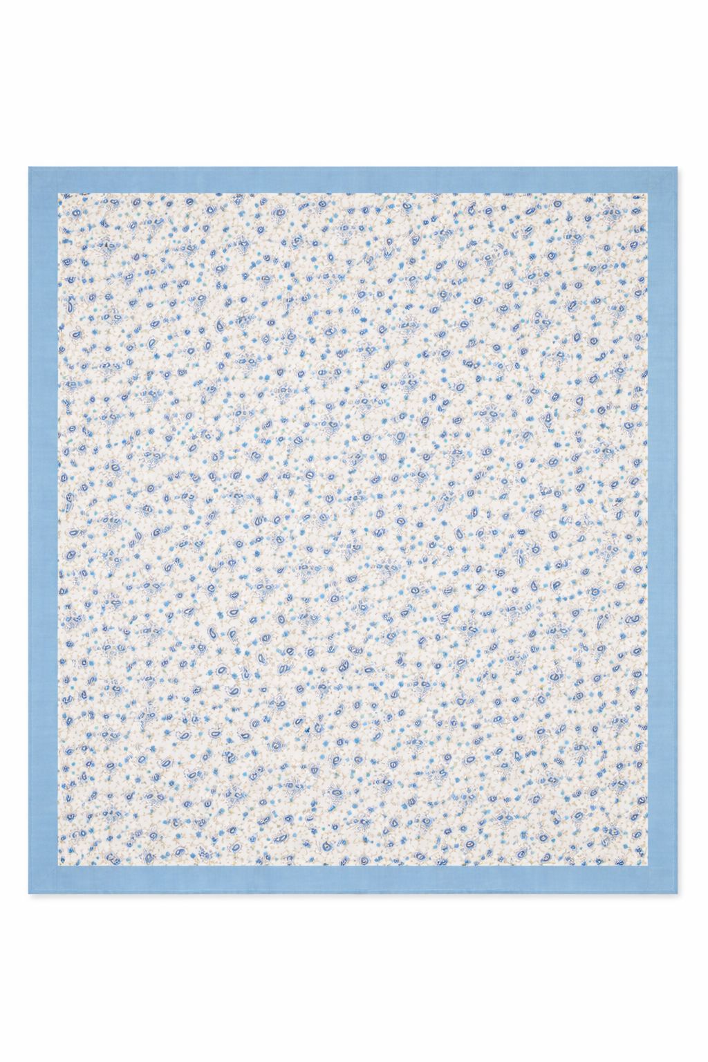 Foulard con motivo paisley e floreale FOULARD VARIE FANTASIE - Celeste, TU