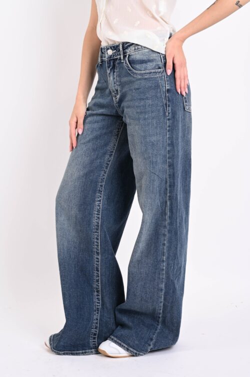 Alternative view of JEANS A PALAZZO LAVAGGIO SCURO