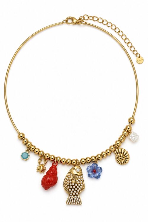 COLLANA CON PENDENTI MARINI