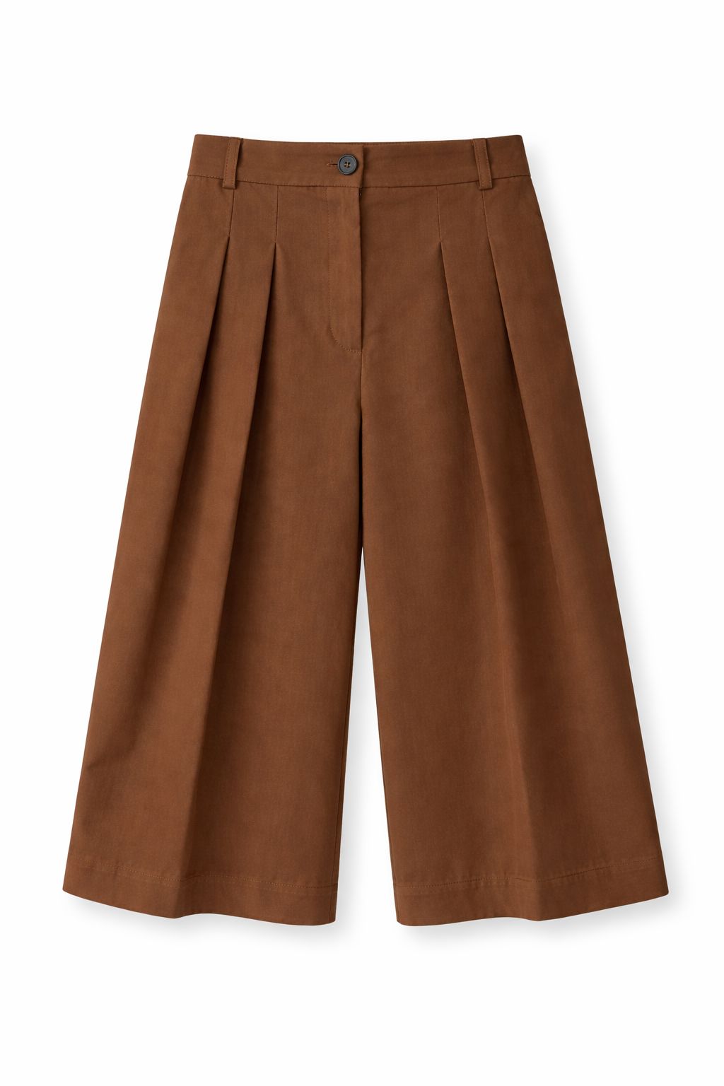 SCP992-06_MORO PANTALONI AMPI CON PINCES - Tobacco, S