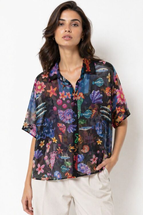 CAMICIA STAMPA HAWAIANA