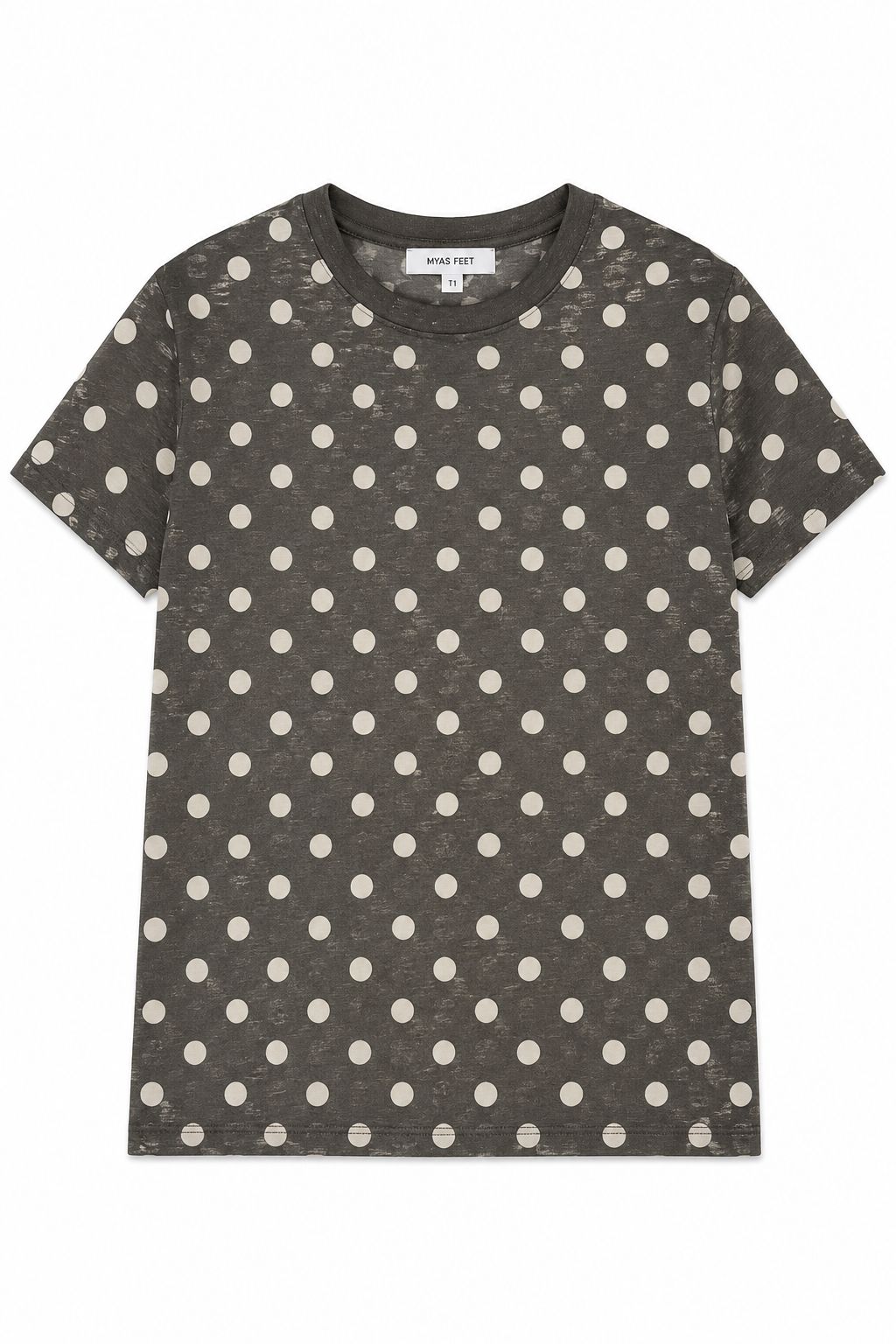 0f004890-0ade-4022-8274-8aa9910f078d MAGLIA A POIS IN MISTO LINO - Military, TU