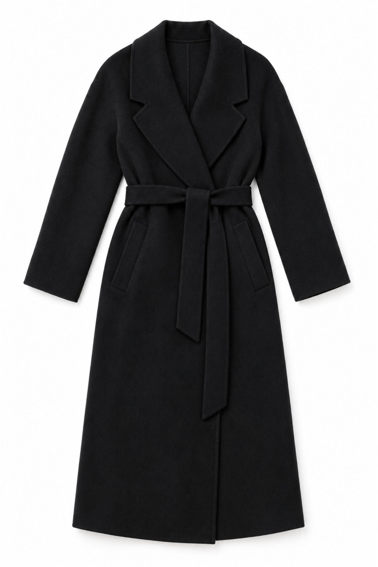 1 CAPPOTTO LUNGO CON CINTURA IN VITA - Blu, S