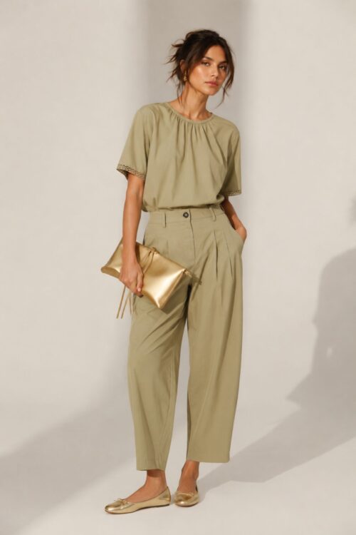 PANTALONI CON PINCES