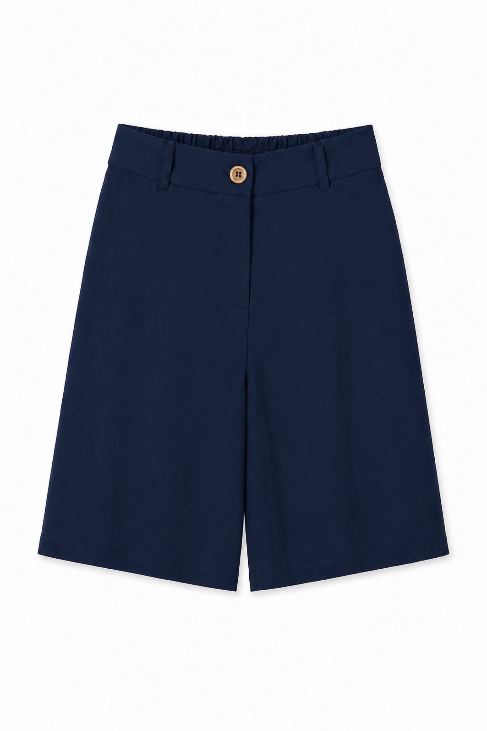 1 BERMUDA IN VISCOSA - Blu, S