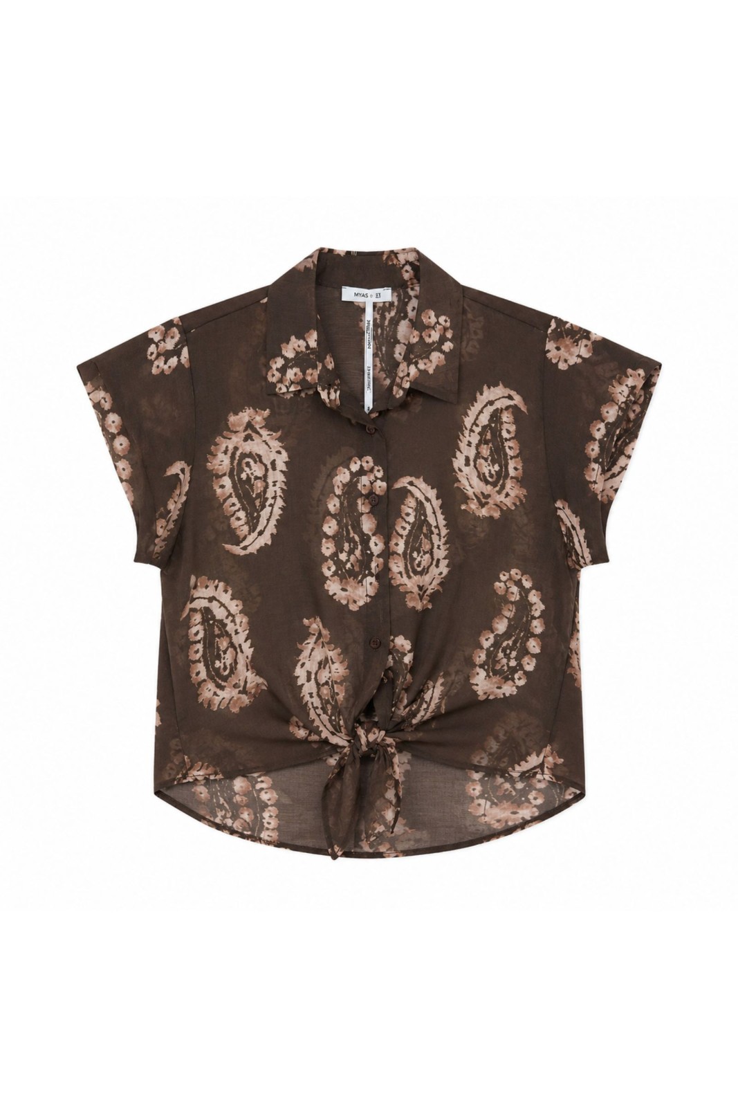 1 CAMICIA STAMPA FANTASIA CON NODO - Moro, TU