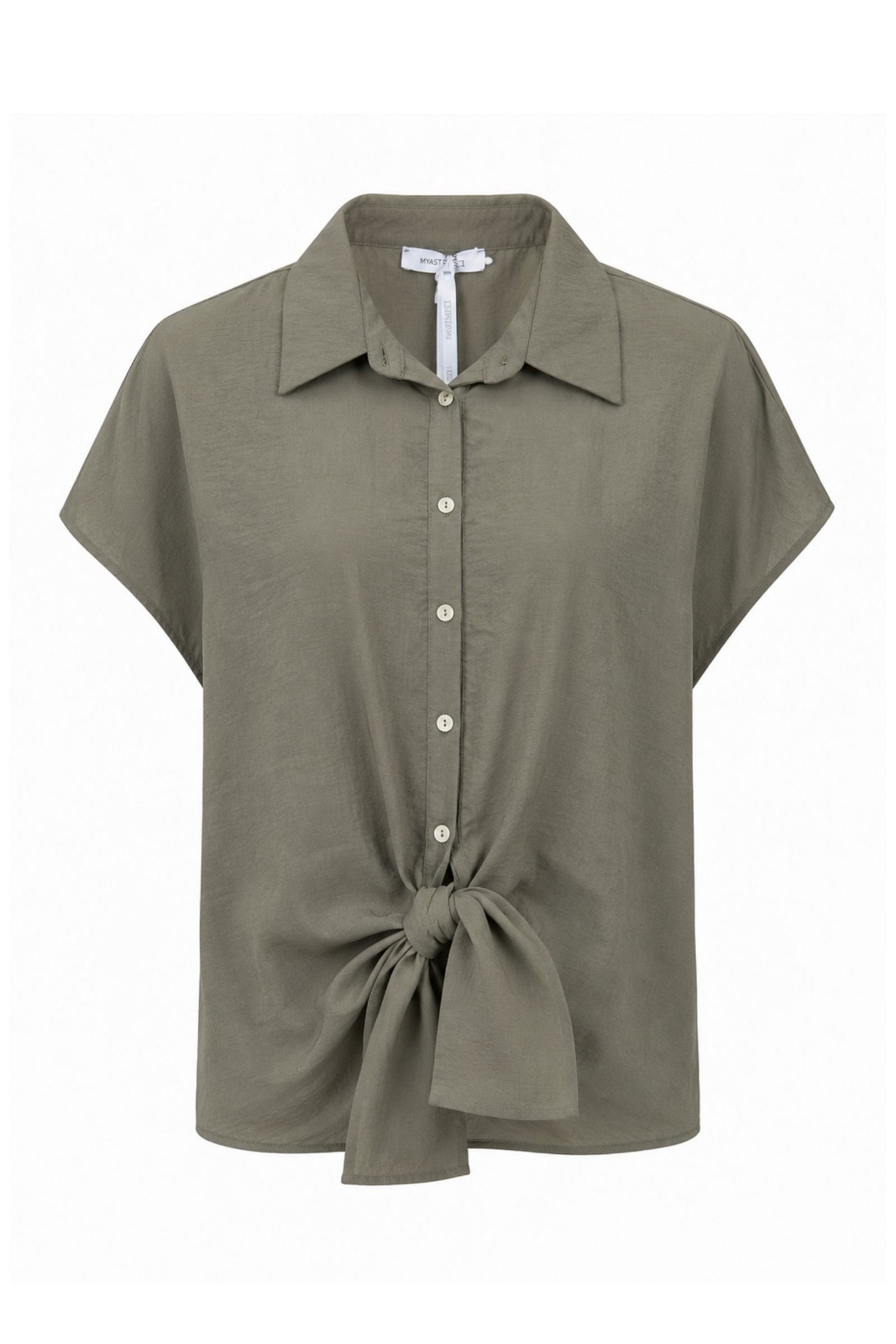 16 CAMICIA CON NODO SUL DAVANTI - Militare, TU