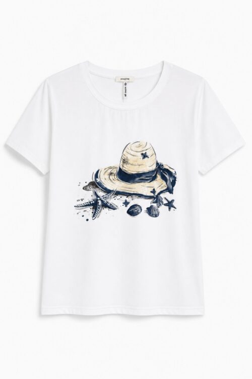 Alternative view of T-SHIRT STAMPA SUMMER HAT