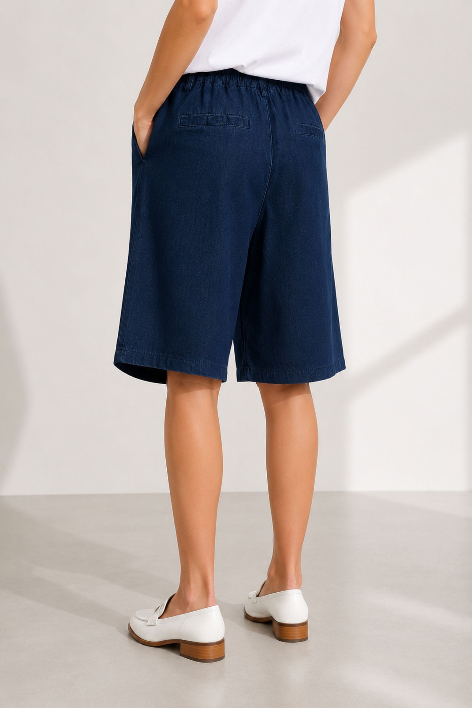 BERMUDA IN CHAMBRAY - immagine 3