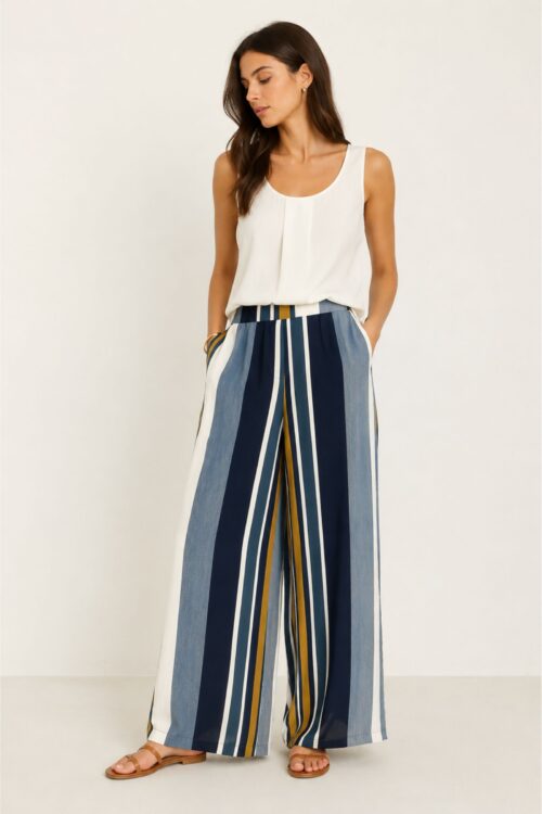 PANTALONI A RIGHE
