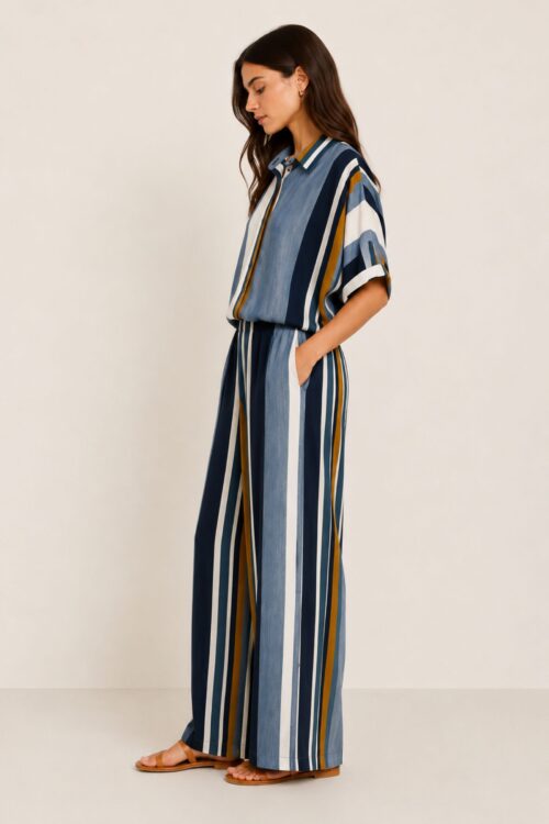 Alternative view of CAMICIA A RIGHE