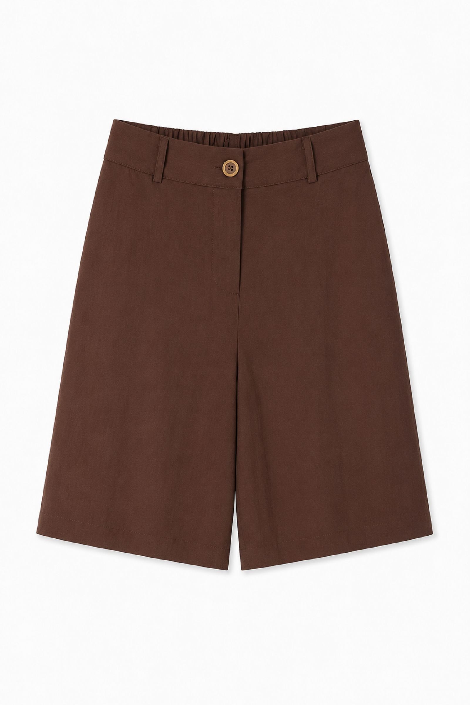 3 BERMUDA IN VISCOSA - Choco, S