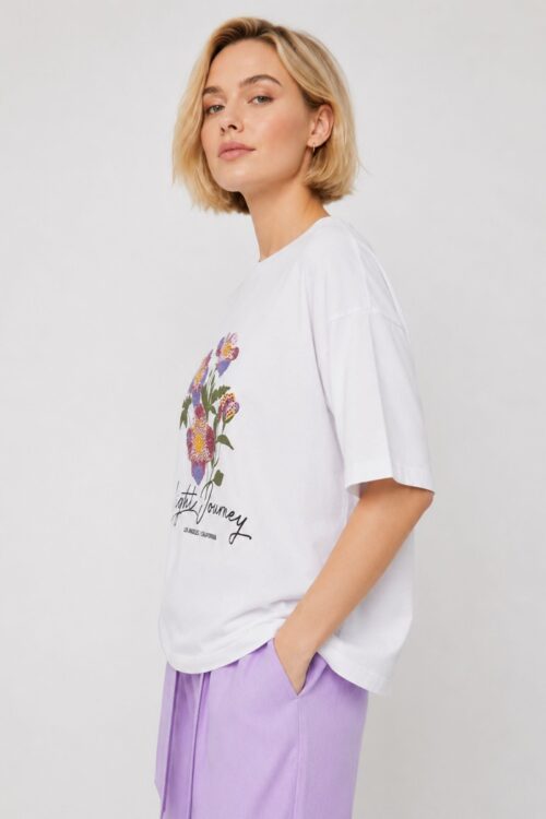 Alternative view of T-SHIRT STAMPA "LIGHT JOURNEY"