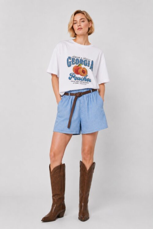 Alternative view of T-SHIRT STAMPA PESCA