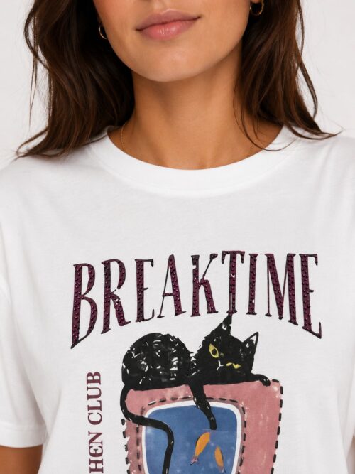 Alternative view of T-SHIRT STAMPA "BREAKTIME"