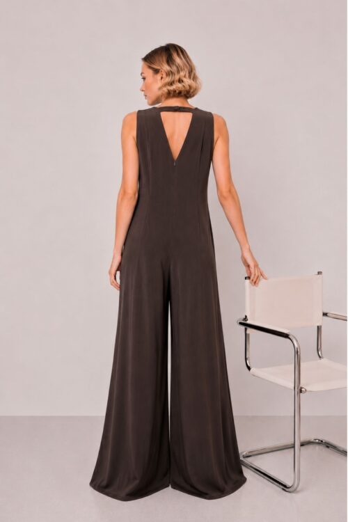 Alternative view of TUTA LUNGA IN TENCEL SCOLLO A V