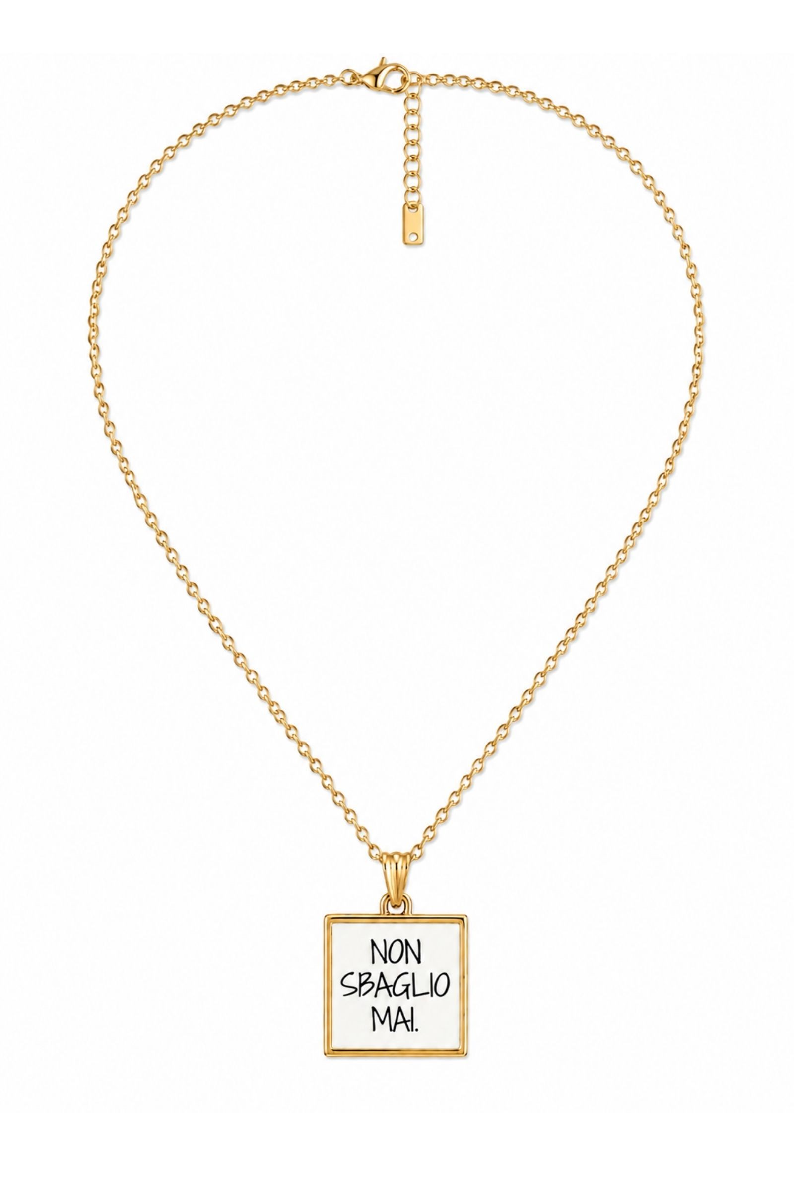 COLLANA CON CIONDOLO IN ACCIAIO - immagine 3