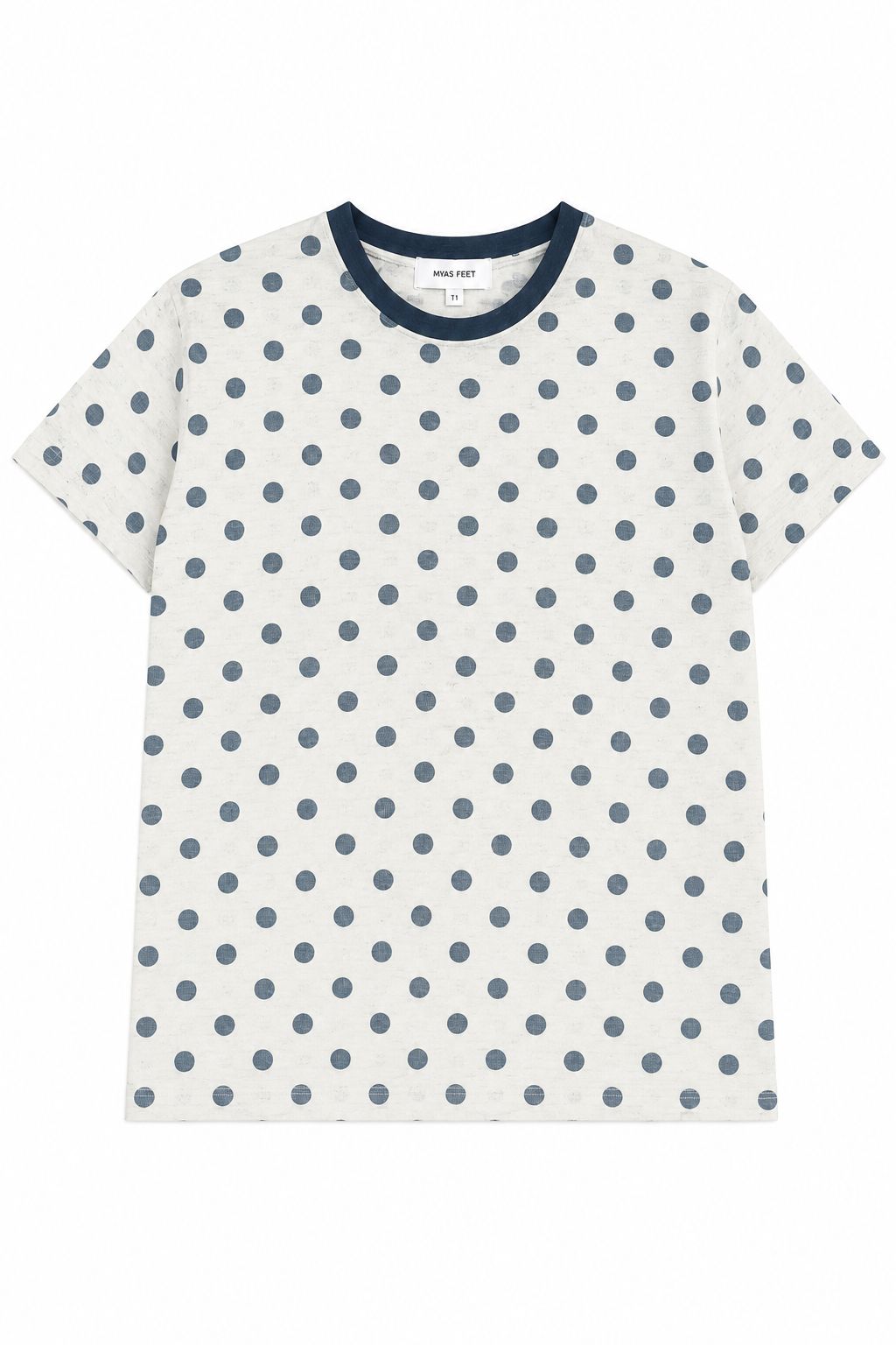 8ec2dabf-d4ac-4712-992c-1b58424a3da8 MAGLIA A POIS IN MISTO LINO - White, TU